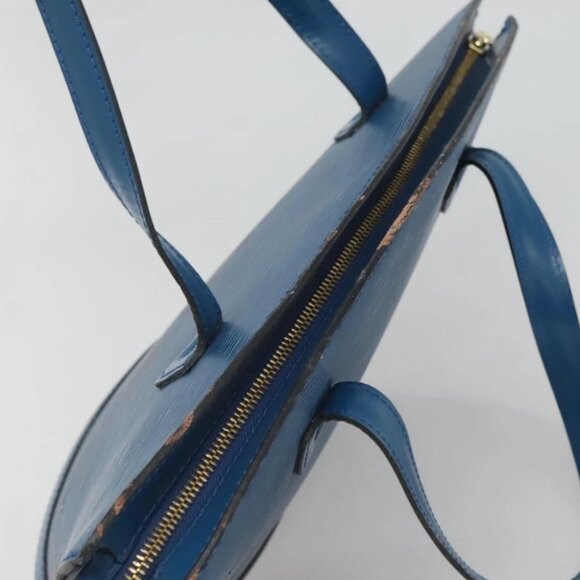 LOUIS VUITTON Epi Saint Jacques Shoulder Bag Blue - Picture 9 of 15